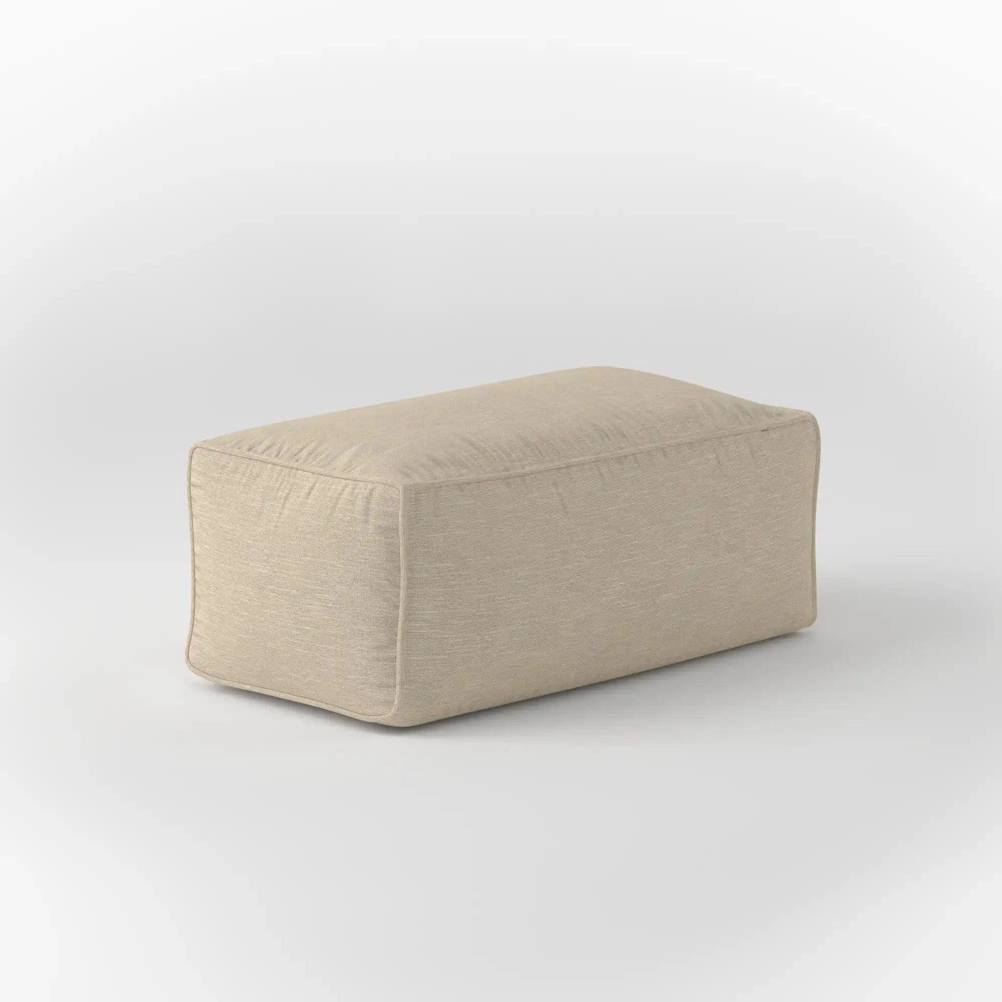 LEXIE RECTANGULAR OTTOMAN OUTDOOR KKUSO.HOME