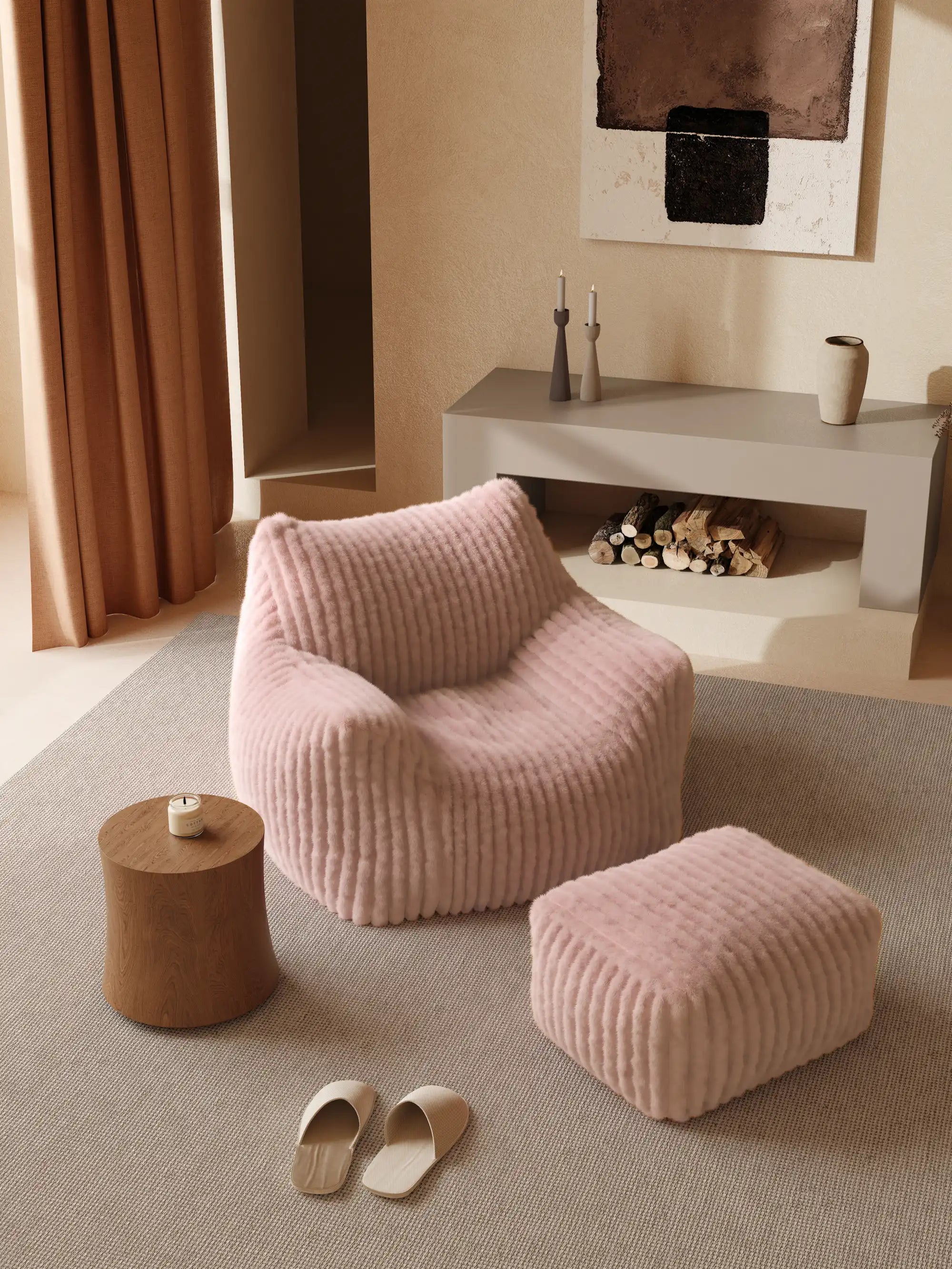 DODO LOUNGE CHAIR - CHANNEL CORD KKUSO.HOME