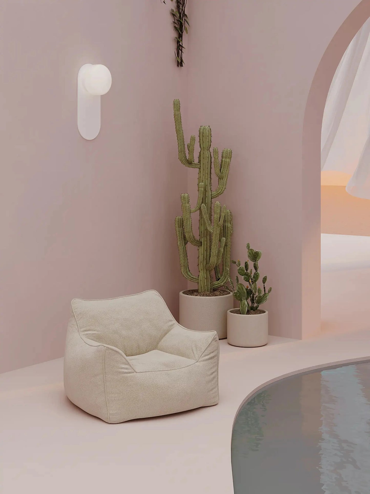 DODO LOUNGE CHAIR - TEDDY FLEECE KKUSO.HOME