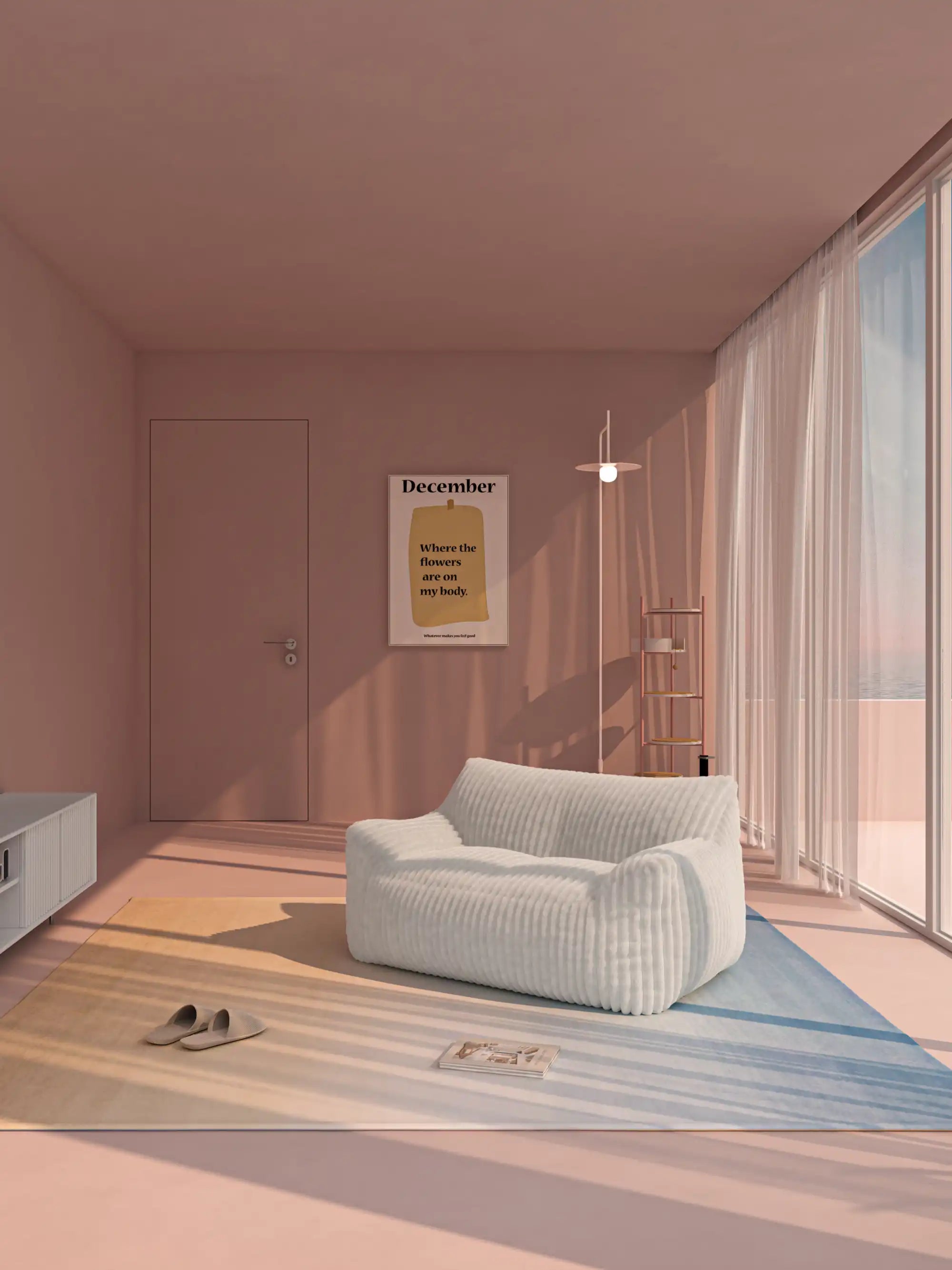 DODO TWO-SEATER LOUNGE - CHANNEL CORD KKUSO.HOME