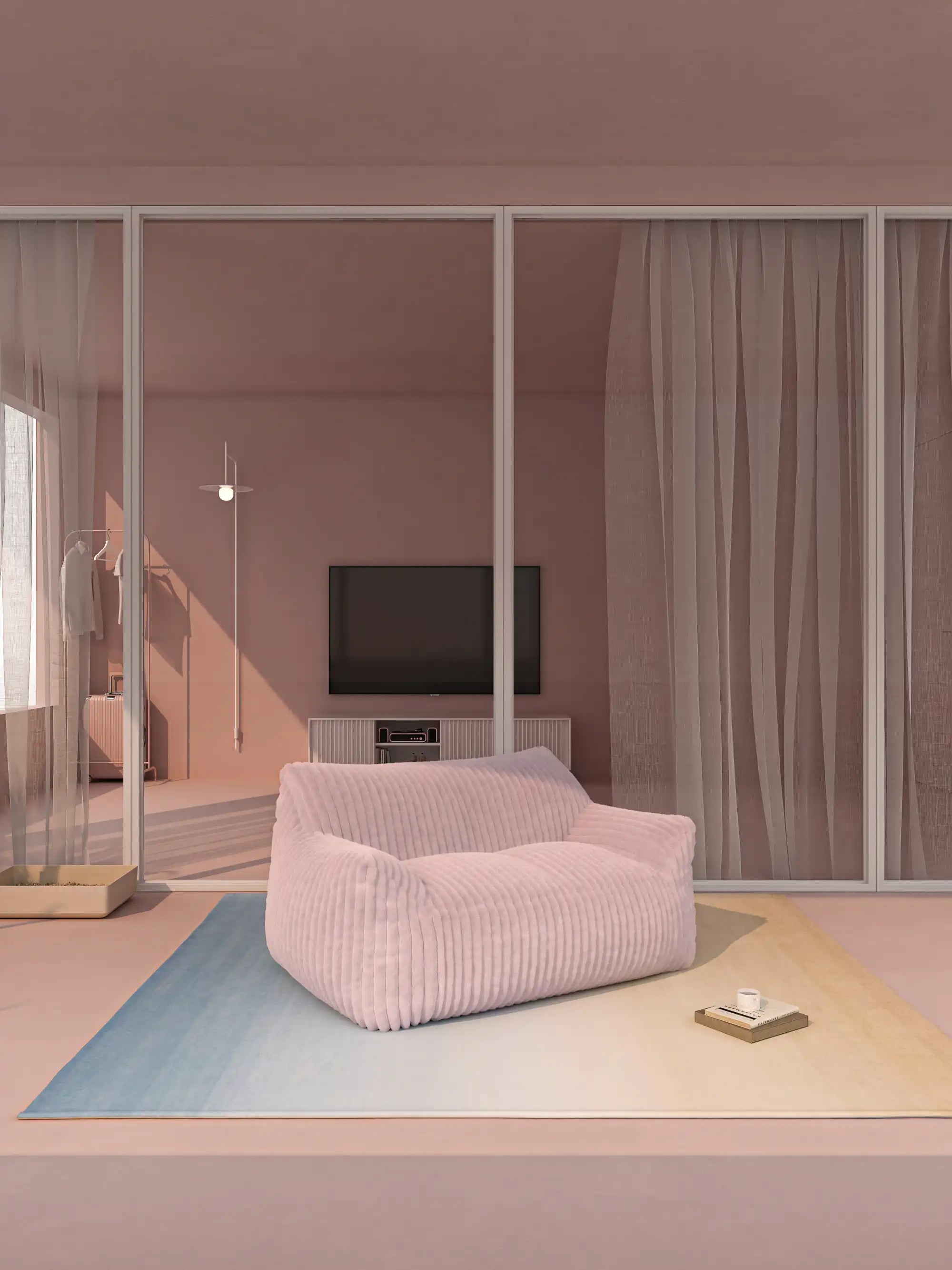DODO TWO-SEATER LOUNGE - CHANNEL CORD KKUSO.HOME