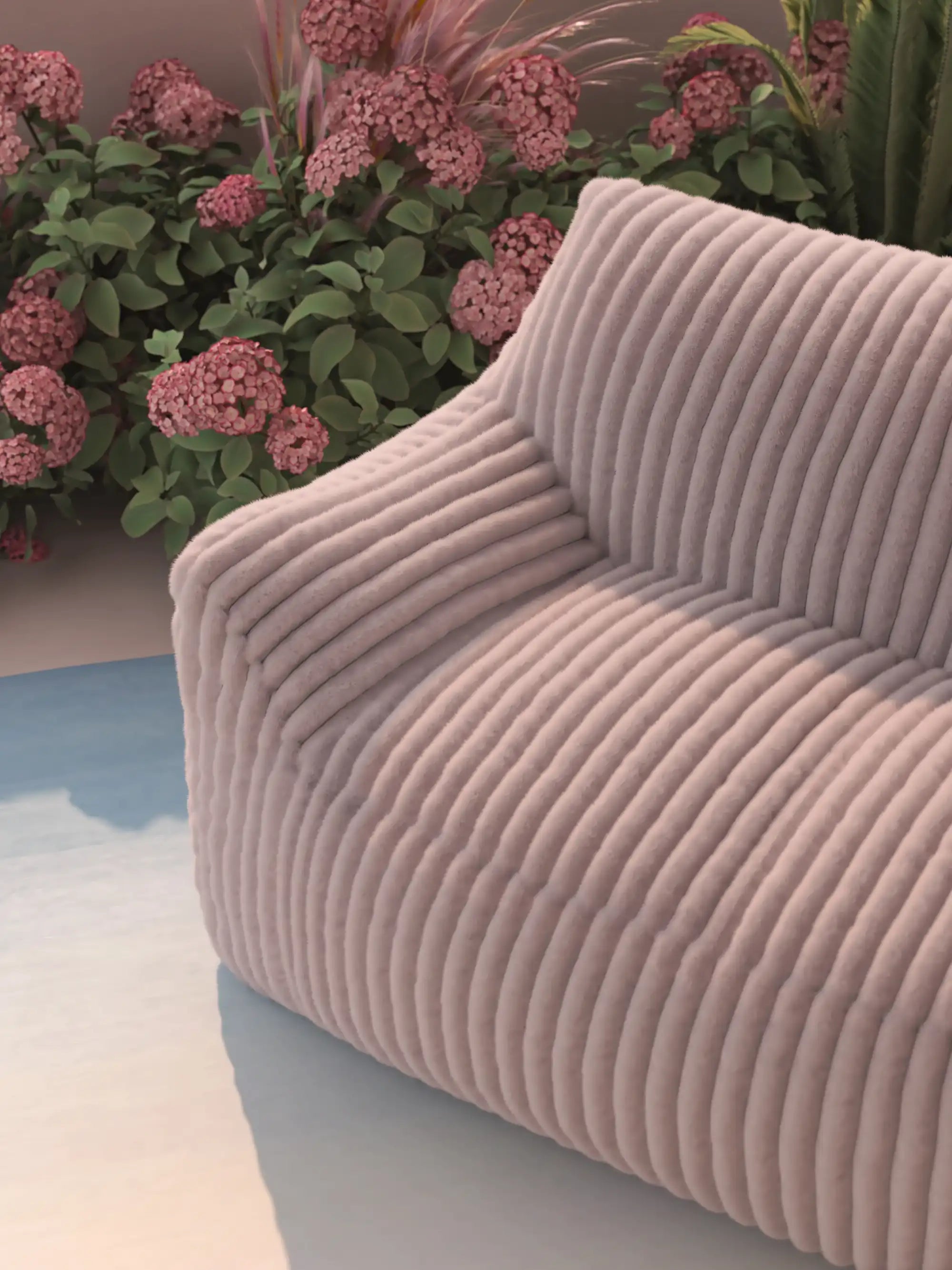 DODO TWO-SEATER LOUNGE - CHANNEL CORD KKUSO.HOME