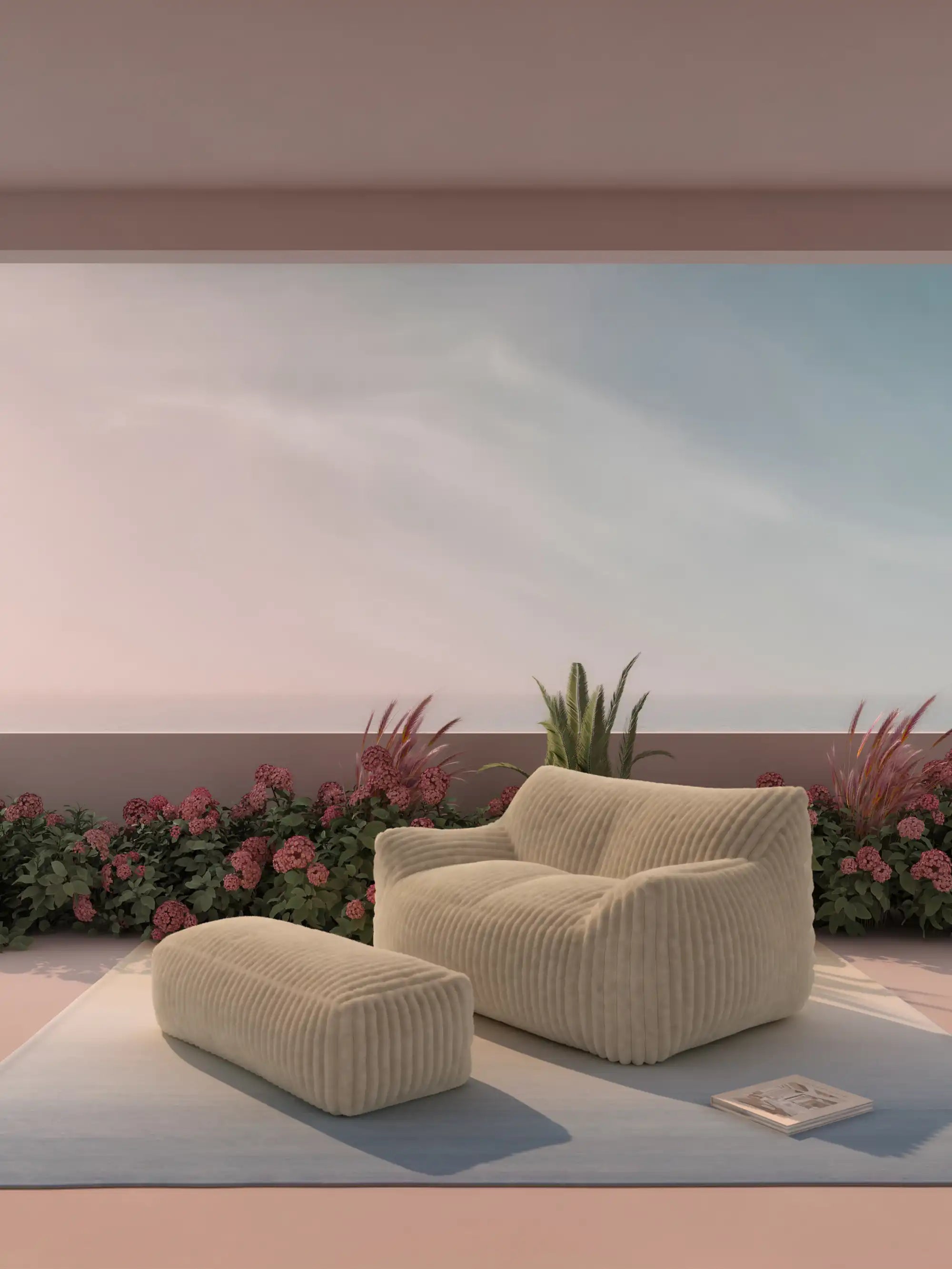 DODO TWO-SEATER LOUNGE - CHANNEL CORD KKUSO.HOME