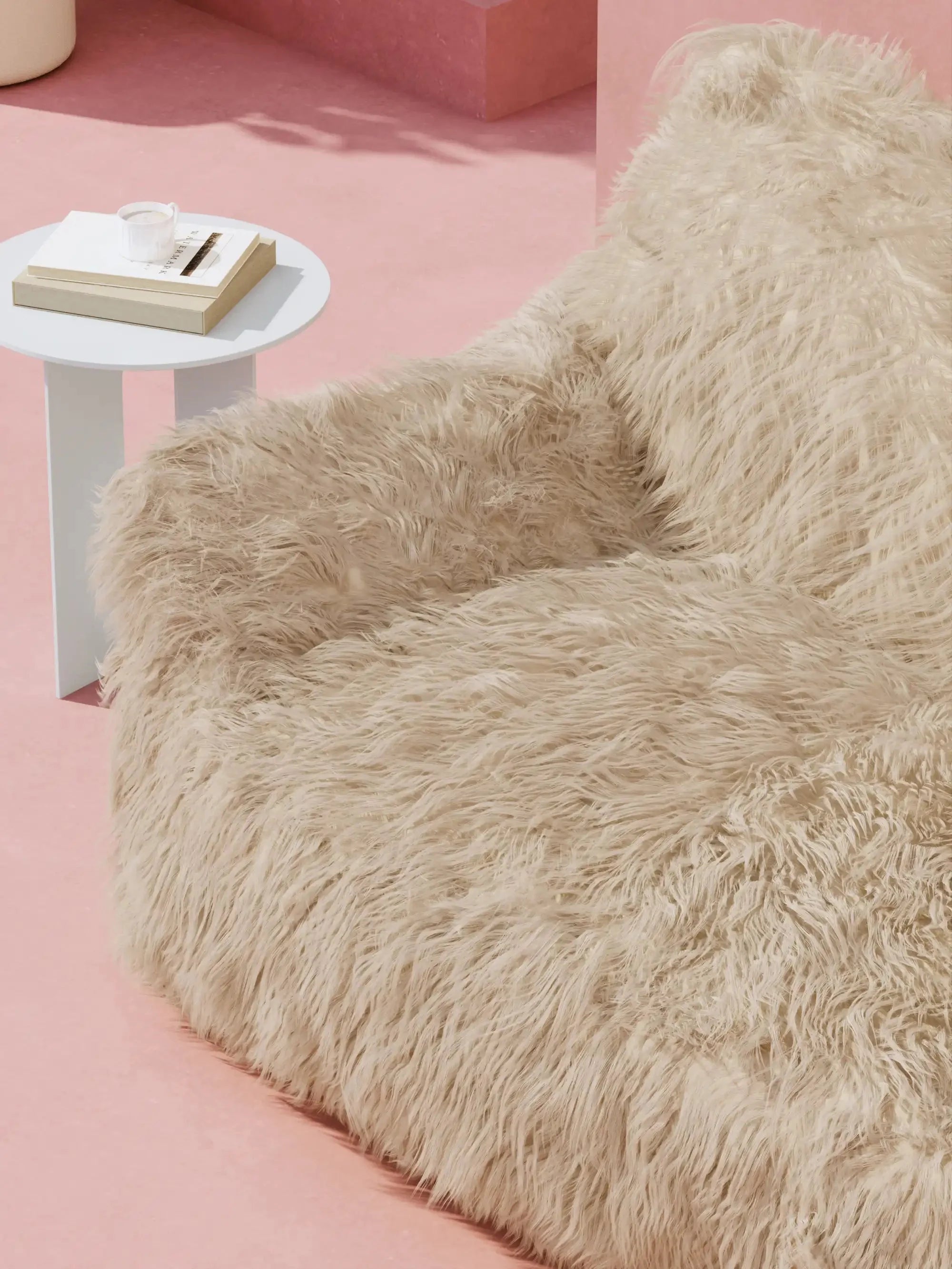 DODO TWO-SEATER LOUNGE - FAUX FUR KKUSO.HOME