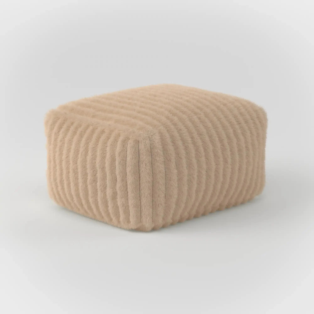 DODO LOUNGE SQUARE OTTOMAN-CHANNEL CORD KKUSO.HOME