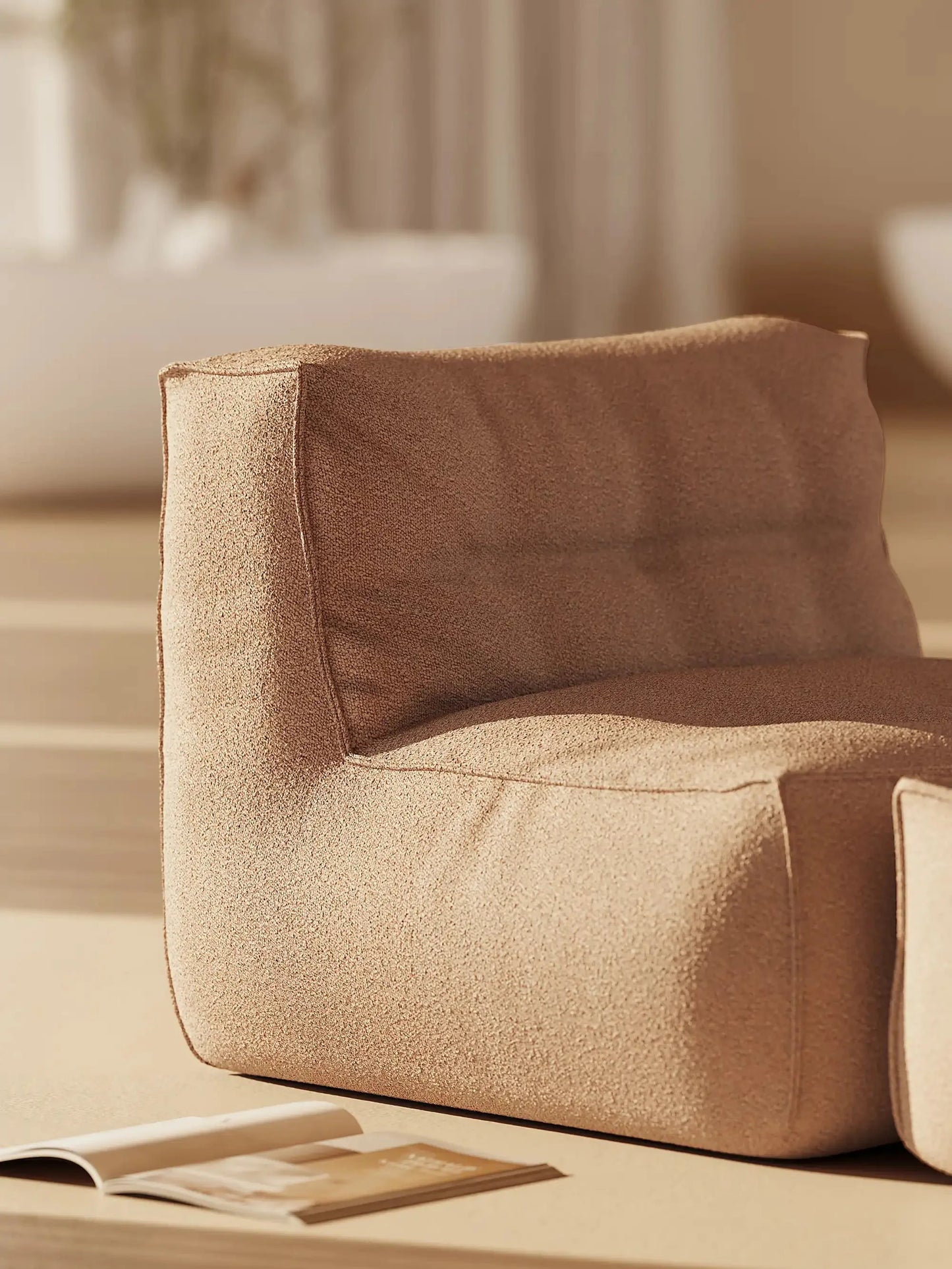 BOBO BEAN BAG LOUNGER - BOUCLE KKUSO.HOME
