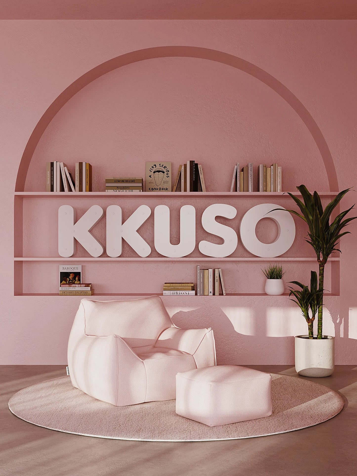 BEAN BAG ARM CHAIR - TEDDY FLEECE