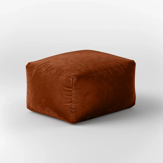 DODO SQUARE OTTOMAN VELVET KKUSO.HOME