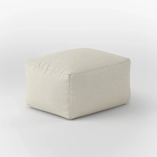 DODO SQUARE OTTOMAN | LINEN KKUSO.HOME