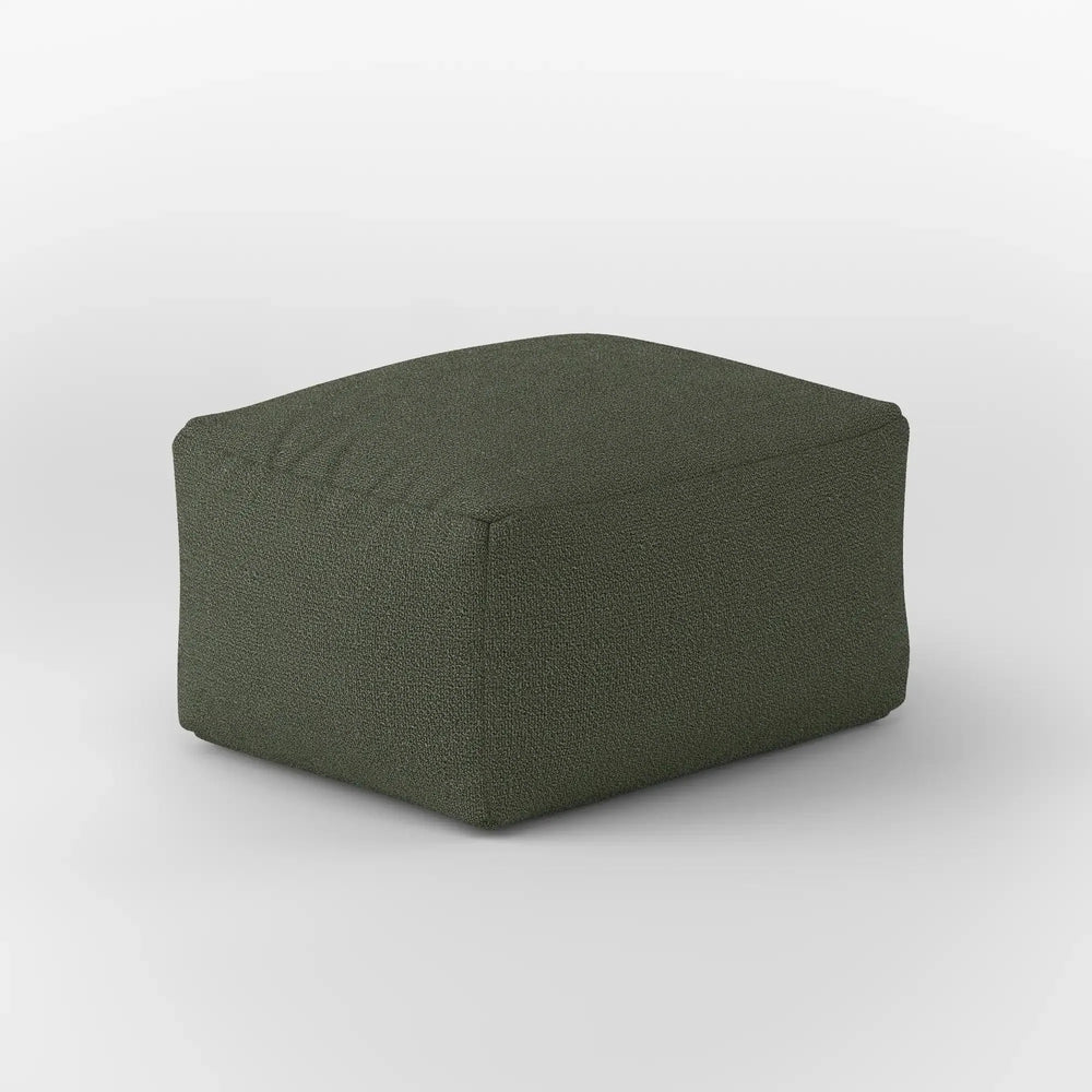 DODO SQUARE OTTOMAN | LINEN KKUSO.HOME
