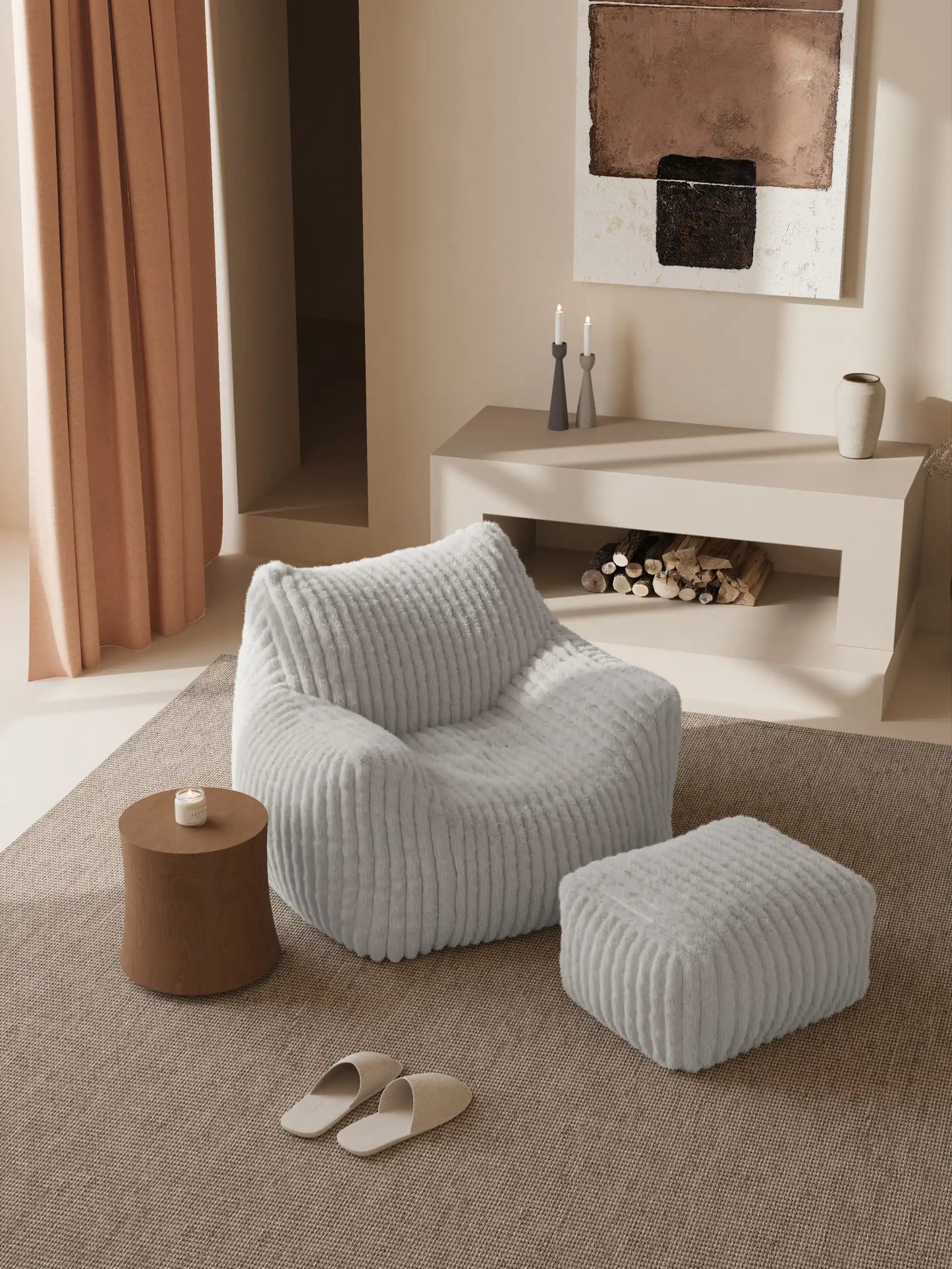 KKUSO DODO FOAM BEAN BAG - CHANNEL CORD