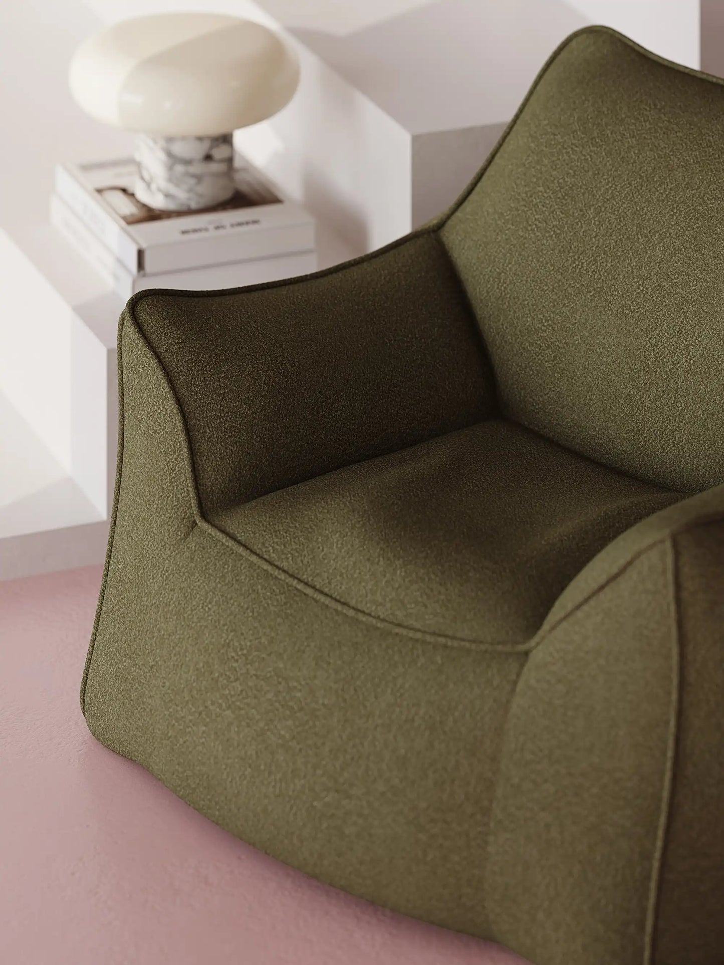 KKUSO DODO FOAM BEAN BAG - TEDDY FLEECE